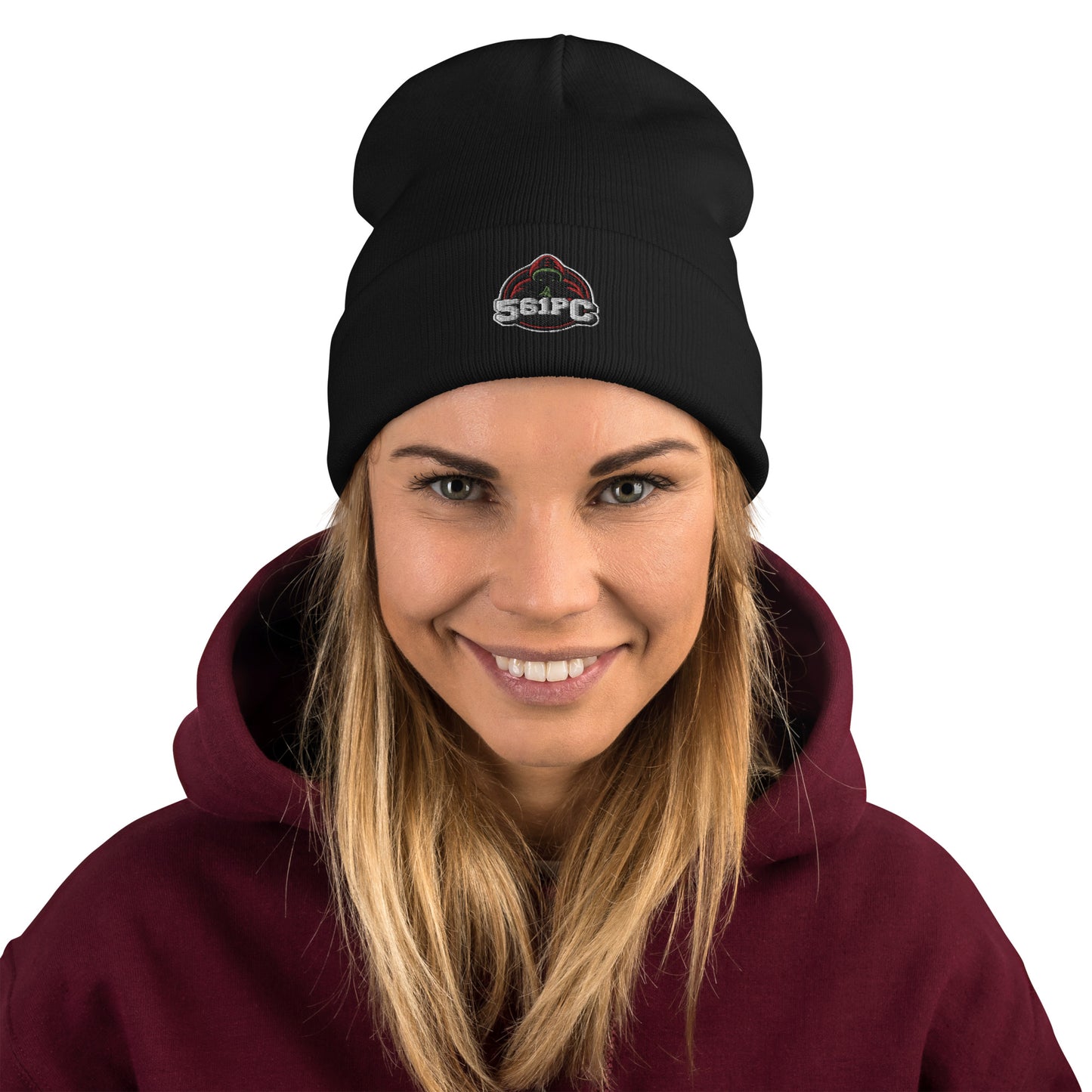 561PC Embroidered Beanie