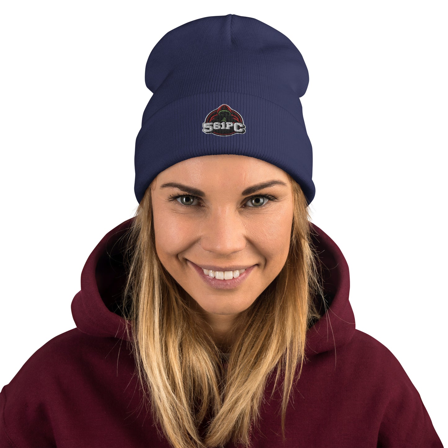 561PC Embroidered Beanie