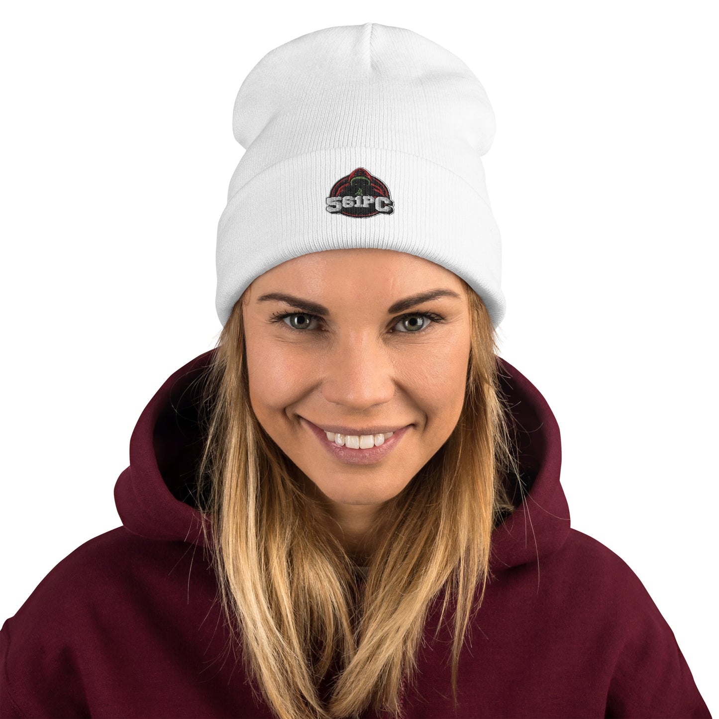 561PC Embroidered Beanie